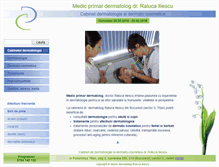 Tablet Screenshot of doctor-dermatolog.ro